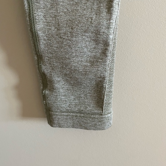 Gymshark Flex High Waisted Leggings - Washed Khaki Marl/Blush Nude Size XS - Picture 7 of 8